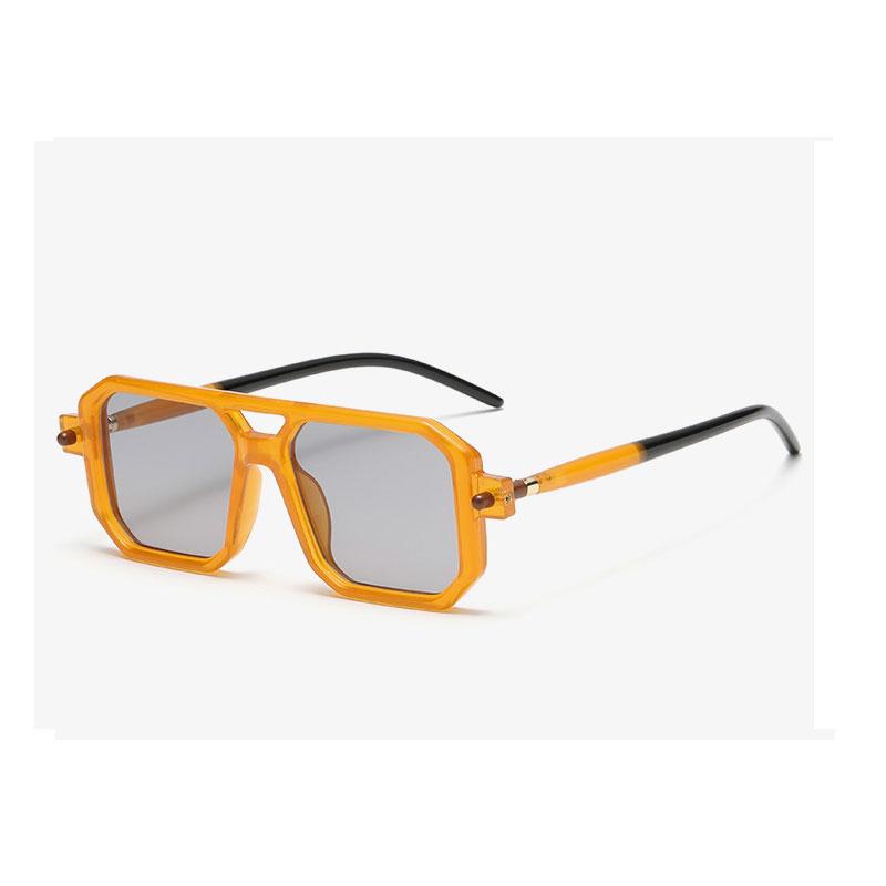 Comfortable Durable High Quality Retro Designer Style Edgy Punk Square Shaped Lenses For Both Female Male Sun Glasses