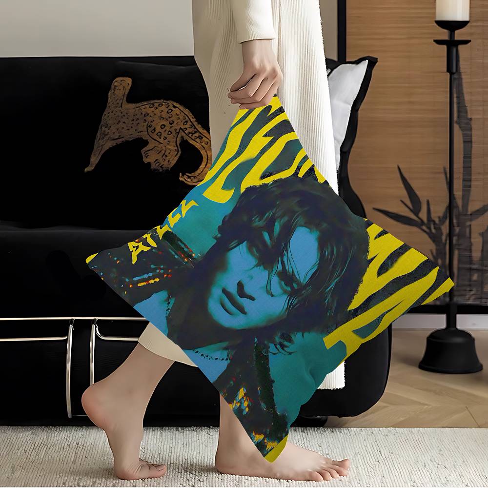 Popolare Boy Band A-ATEEZ Seonghwa KPOP Federe per Cuscini Cartoni Animati Divano Decorativo Casa Stampa Double-sided Peluche Corto