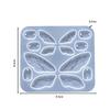Earring Pendant Silicone Mold Epoxy Resin Jewelry Making Molds Heart Leaves Moon DIY Charms Pendant Mould Creative Jewelry Craft
