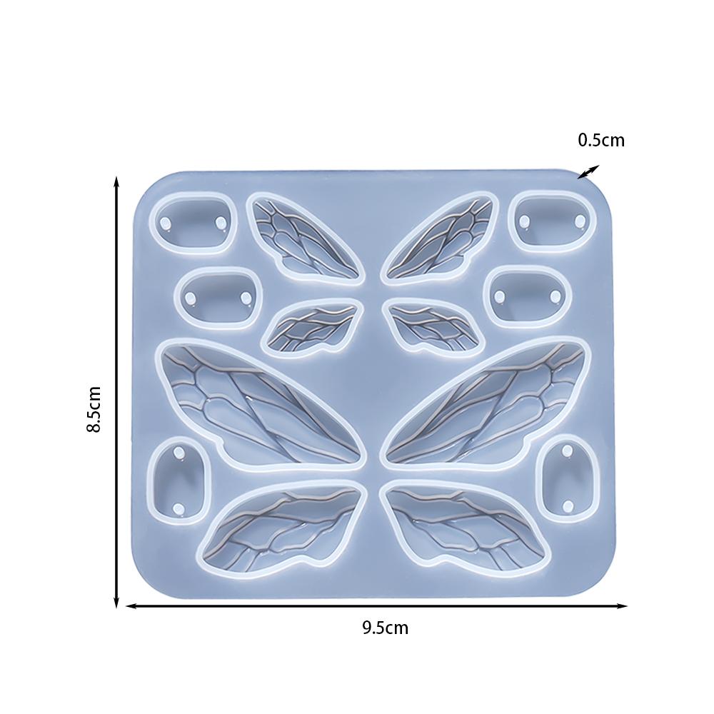Earring Pendant Silicone Mold Epoxy Resin Jewelry Making Molds Heart Leaves Moon DIY Charms Pendant Mould Creative Jewelry Craft