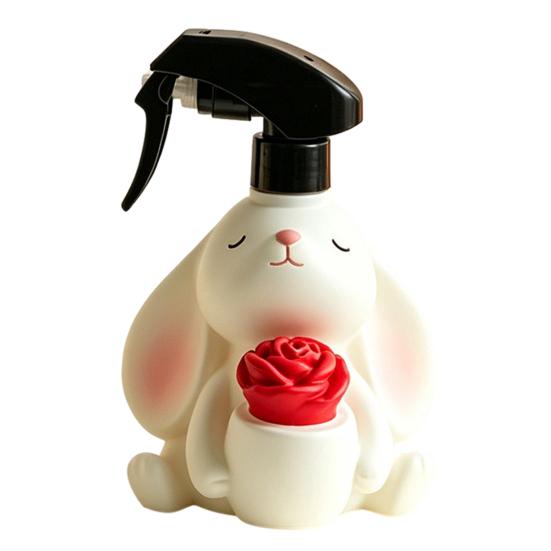 Cute Rabbit Spray Bottle Fine Mist Water Sprayer 280ml Plant Mister Gardening Mister красный