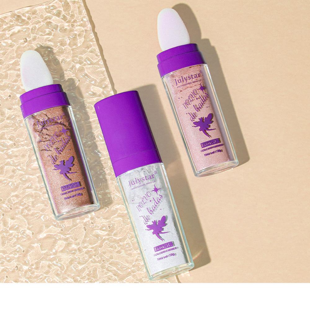 Polvere illuminante Illumina tutto il corpo Polvere riparatrice in polvere ad alta luminosità Trucco riparatore tridimensionale naturale