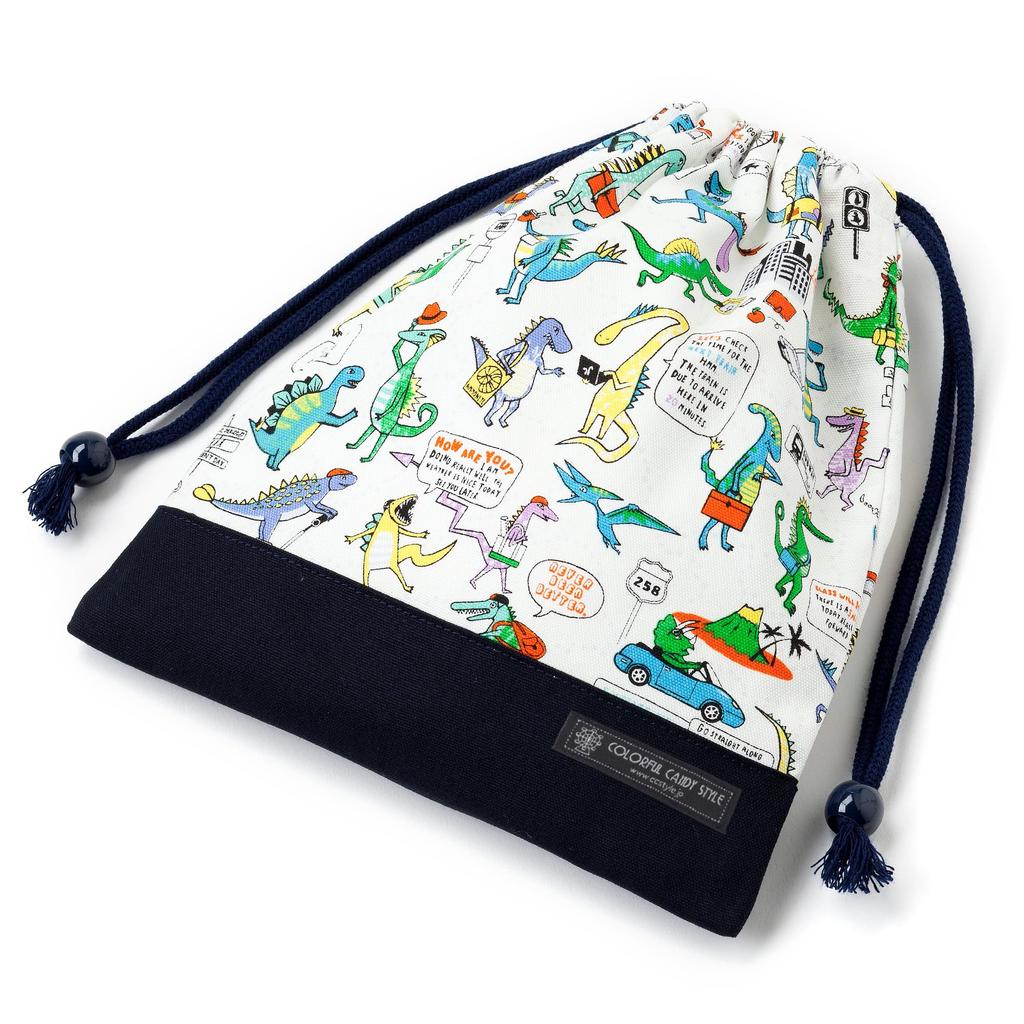 BAREVNÁ CUKROVINKOVÁ TAŠKA SE ŠTÍRKAMI, M, BEZ KLINTŮ, ŠKOLSKÁ TAŠKA NA SVAD (Se jmenovkou) Město dinosaurů je rušné, sada 2 kusů, pro chlapce, stylové, pro děti