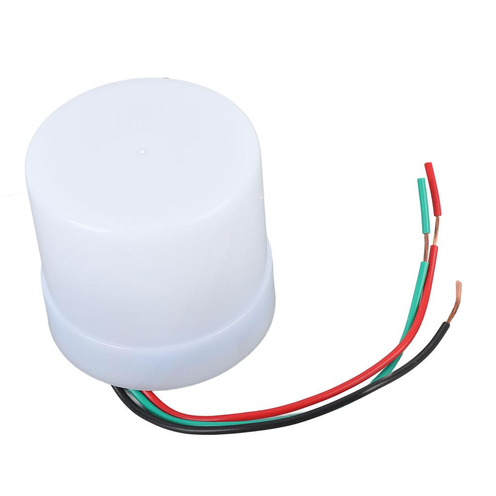 Light Control Sensor Outdoor Lighting Photocell 25A Dusk to Dawn Hard Wired Automatic On Off with Illumination Detection