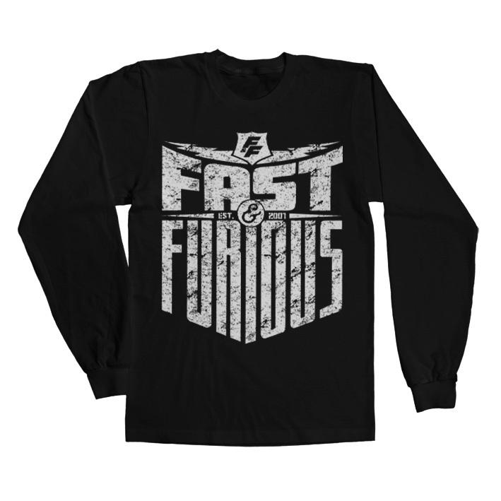 Licenza Ufficiale Fast Furious Est. 2007 Manica Lunga T-SHIRT S-XXL Taglie S