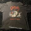 Obituary Causa della Morte Tour Stile Classico Nero T-shirt Unisex Stampa KH16681