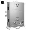 SIHAO Easy Install LPG Propane Gas Water Heater,8L Wall-mounted Tankless Boiler with LED Temp Display