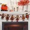 1set Vintage Halloween Decor Wood Banner Wall Decorations for Home