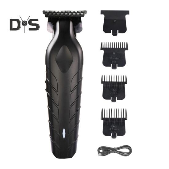 

Машинки для стрижки волос для мужчин Бесшумный мотор Электробритва Быстрая зарядка через USB Парикмахерские триммеры Бритвы 3-в-1 Комплект триммера с нулевым лезвием Подарок для мужчины Муж чёрный