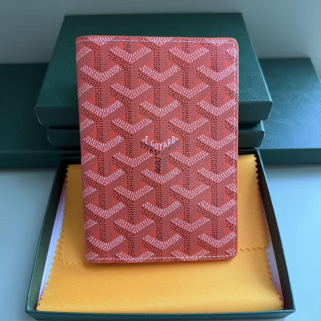 Goya Hundezahn Mode Reisepasshülle mit Kartenfächern und Schutzhülle