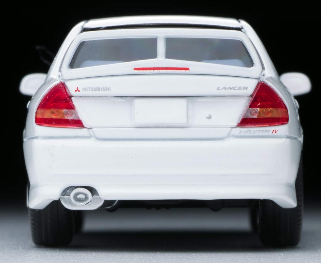 Tomica Limited Vintage Neo Scale Mitsubishi Lancer RS Evolution IV 1996 Finished Model 1/64 LV-N186c (White, Model) -