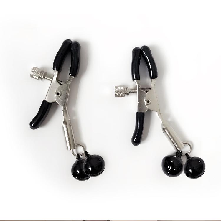 Damen Brustwarzen- und Schamlippenklemmen - SM-Glocken Erwachsenenspielzeug für Paare