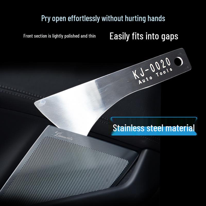 Stainless Steel Pry Bar Car Disassembly Tool for Audio, Door Panel, Console, and Mirror