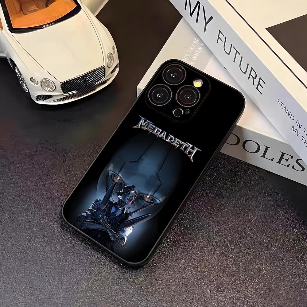 Rock Band M-Megadeth Phone Case For 16 Pro Max Iphone 17 Pro Max 14 15 Plus 12 13 11 Pro Xr X Xs SE Back Cover