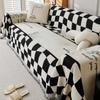 Plaid Simple Sofa Cushion Four Seasons Universal Non-Slip Sofa Cover Blanket Dustproof Large Sofa Towel