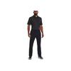 Under Armour Solid Color Golf Short Sleeve Polo Shirt Men Tops Black 1378673-001