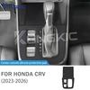 CR-V 6th Generation LHD Silicone Rubber Gear Shift Panel Protector Cover Storage Box Container For Honda CRV 2023 2024 2025 2026