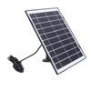 Security Camera Solar Panel Professional Efficient 10W Low Power Type C Dual Bracket Solar Charger for Outdoor Camera Emergency Light