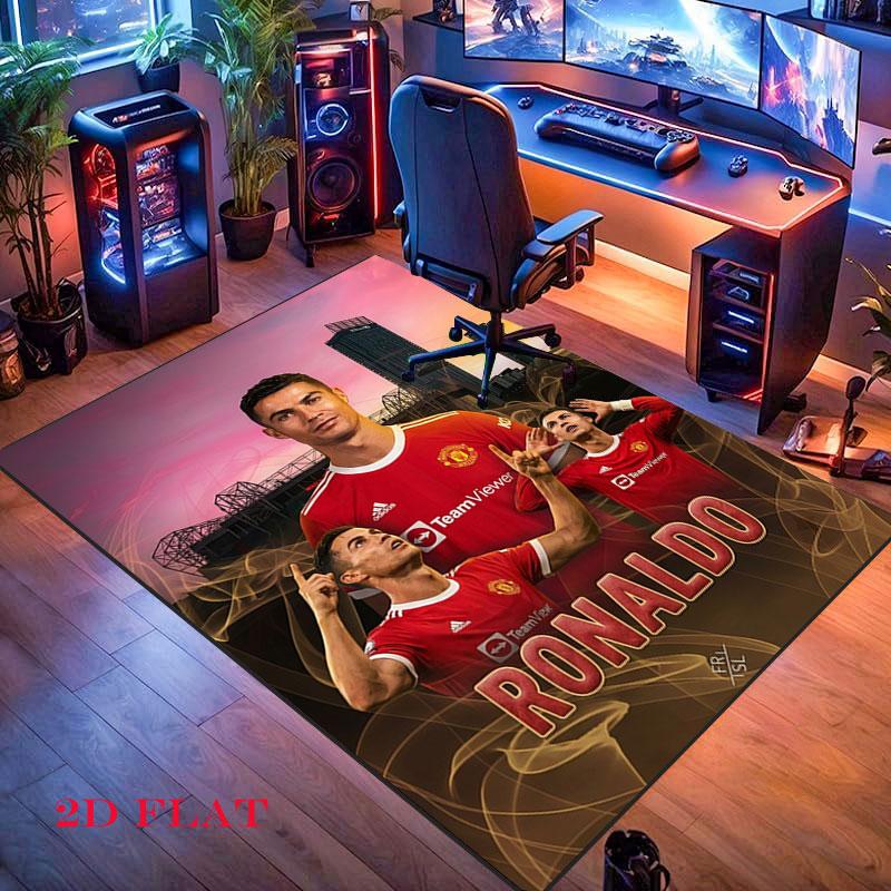 CR poster Carpet Rug for Living Room Bedroom Home Sofa Decoration,Kids play Nonslip Floor Mat