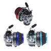 Motorcycle Carburetor, for 2 Stroke Engine, with 58mm Air Filter, Carburetor for 50cc Motorcycle Carburetor Filter
