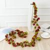 250CM Artificial Rose Flowers Wedding Home Room Decoration Spring Autumn Garden Arch Christmas Rattan DIY Gift Fake Plants Vine