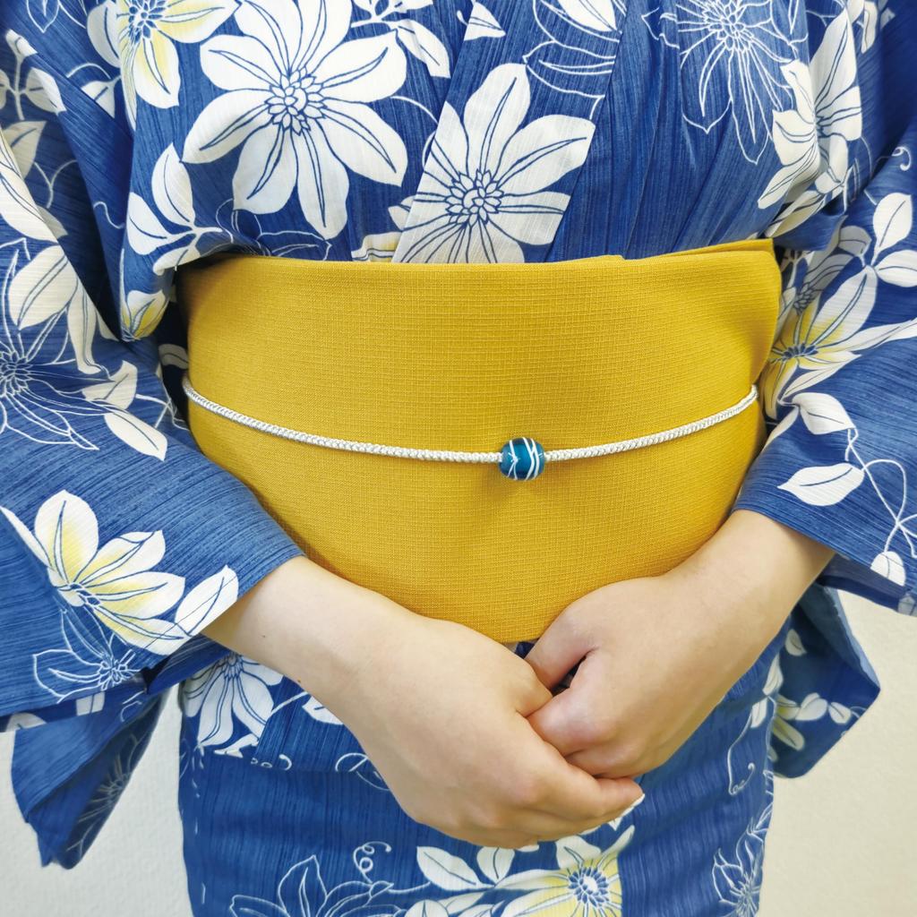 seiei (Seiei) [Yukata, Dragonfly Bead, Decorative Cord, Light Blue 72635] Yukata, Decoration, Yukata Cord, Yukata Tie