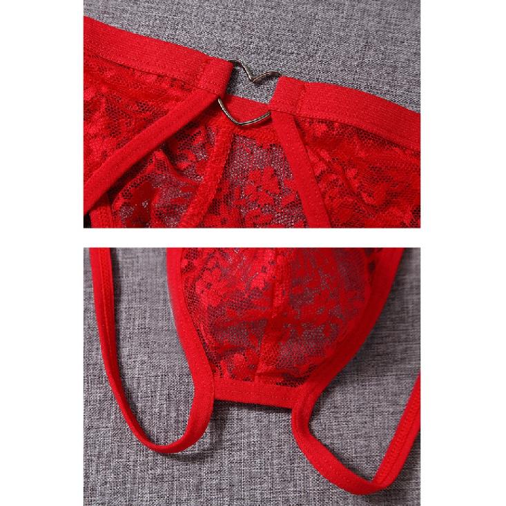 Men's Sissy Lace Pouch Panties Femboy Jockstrap Underwear Panty See-Through Lingerie Gay Crossdressers Butt Cut-Out UnderpantGood product