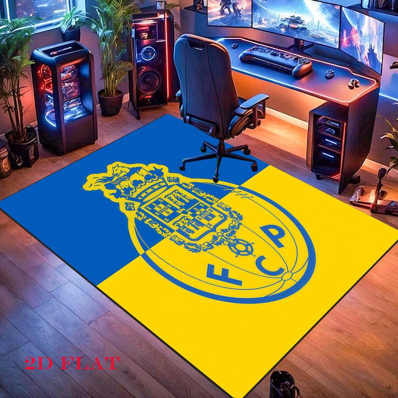 Porto Club Carpet Rug for Living Room Bedroom Home Sofa Decoration,Kids Play Nonslip Floor Mat