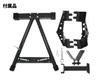 Toolsisland Bike Stand for Front Tire Fixation Front Wheel Clamp 16 Inches To 18 Inches (Black) TD7021-B