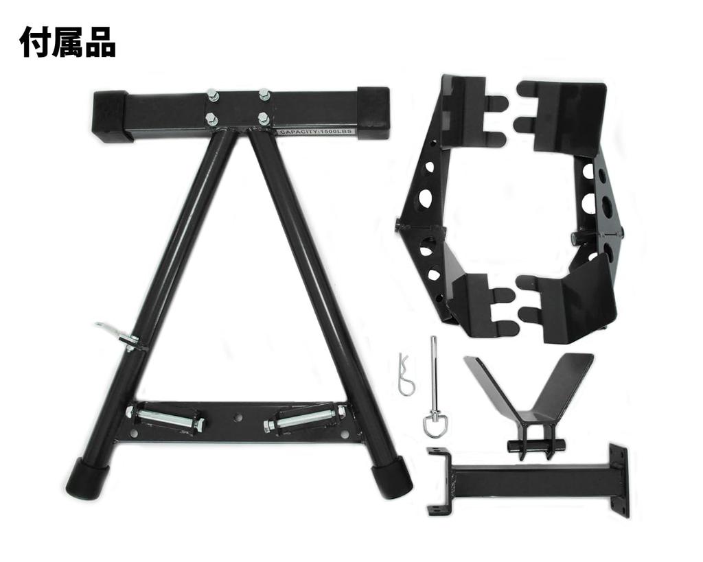 Toolsisland Bike Stand for Front Tire Fixation Front Wheel Clamp 16 Inches To 18 Inches (Black) TD7021-B