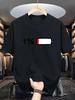 Unisexs New Comfortable And Breathable Round Neck Summer Fashion Tshirt With Parisian Letter Print Pattern Outdoor Casual Top