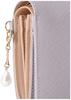Jill Stuart Gloria Zipper Folding Wallet with Ribbon Cowhide JSLW3AS2 Women's L-Shaped Motif, Leather,