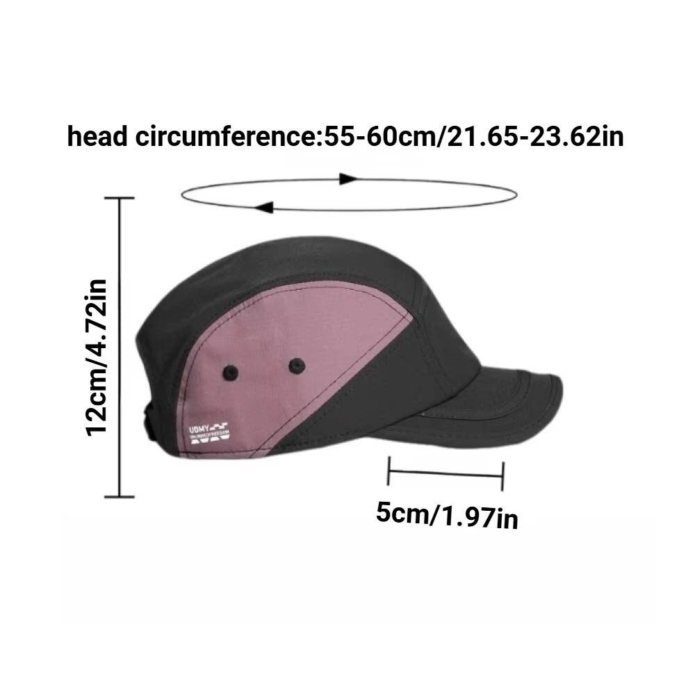Mesh Quick-Dry Plain Hat Short Brim Duckbill Cap Outdoor Baseball Cap  Running Headwear