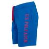 Sportshorts i bomull med stor logotyp Herr US POLO