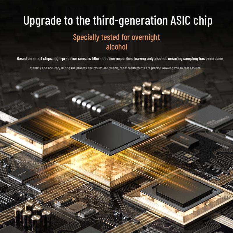 Zhao Wei High-Precision Portable Breathalyzer 1000 - Alcohol Tester for Traffic Safety