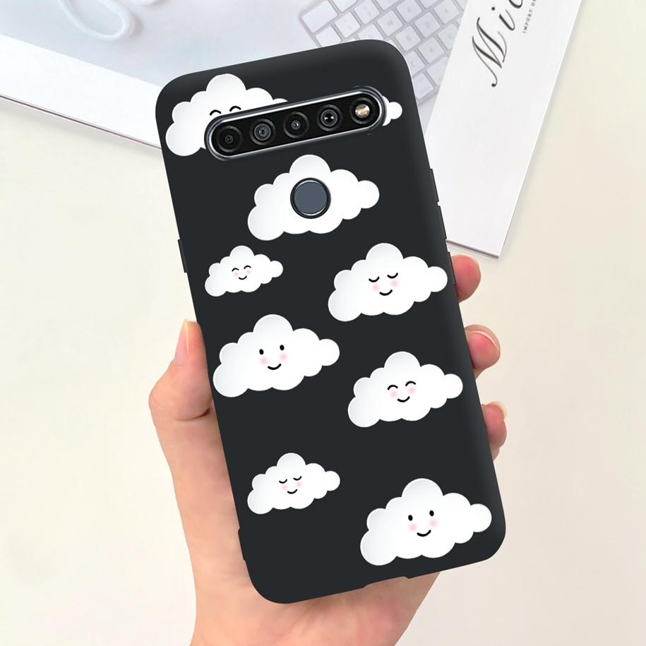 Para Funda LG K61 LMQ630EAW LM-Q630 Flor de Moda Suave Coque Fundas de Teléfono Para LG K61 2020 K 61 Cubierta Trasera de Silicona Para LGK61 Funda