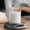 Ayarlanabilir Sıcaklıklı Elektrikli Fincan Isıtıcı Taşınabilir Kahve Çay Kupası Isıtıcı Kablosuz Taşınabilir İçecek Isıtıcı Ped Ofis Ev İçin