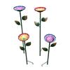 4Pcs Bird Feeder with Ground-Mounted Bracket Easy To Install Anti-Rust