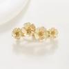 Exquisite Design Sense Flower Vertical Hair Clip, Women's Flower One-line Clip, Elegant Hair Clip At The Back of The Head