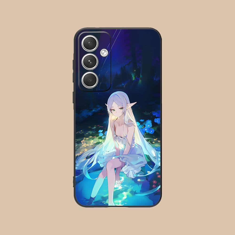 Frieren Anime Mobile Phone Case for Samsung Galaxy S25 S24 S23 S22 S21 S20 Note20 Plus FE Ultra Colour Protective Cover Luxury