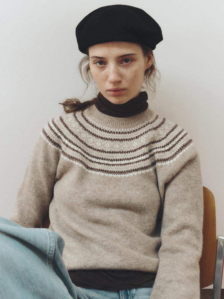 Reply Shaggy Dog Nordic Knit_Beige