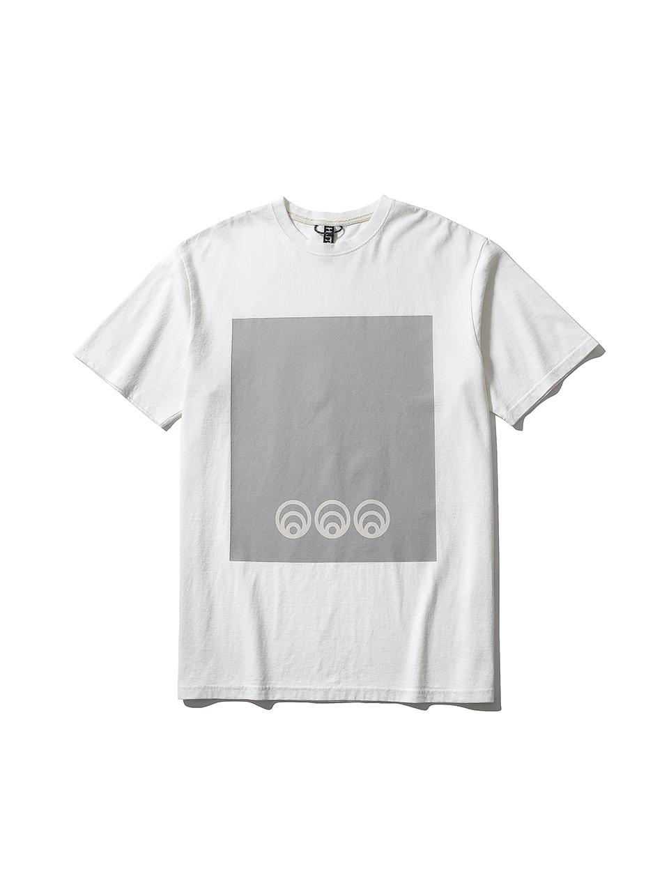 Huton 888 Square Logo T-Shirt Off-White Medium