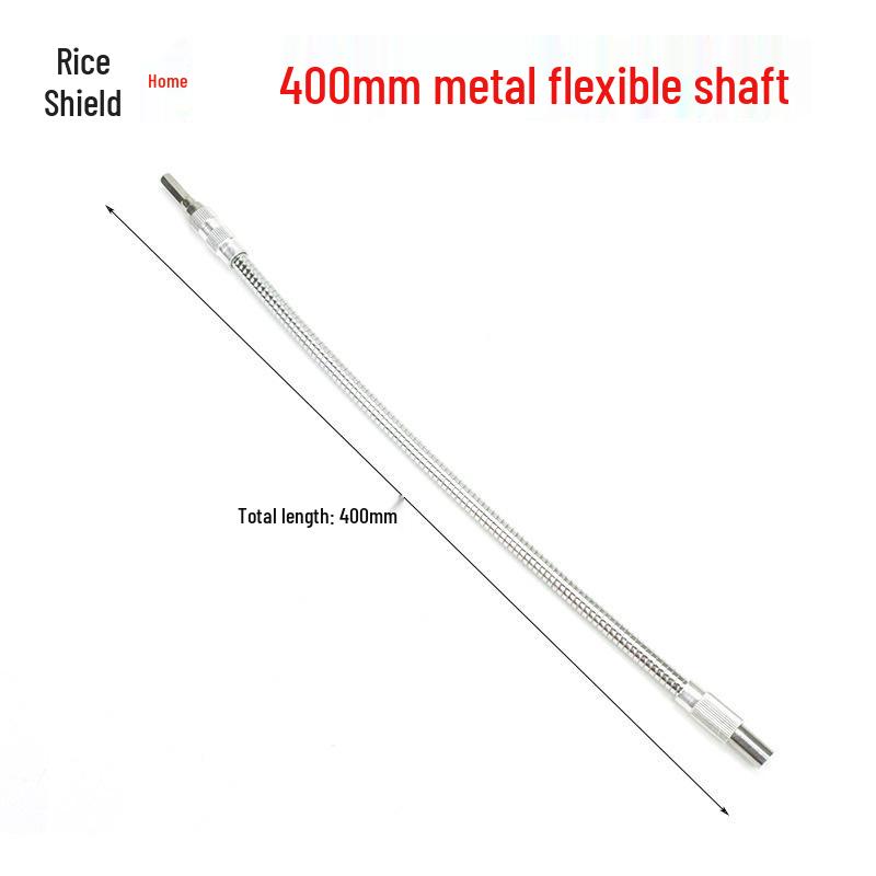 Universal Right Angle Flexible Screwdriver Attachment with Electric Drill Connection
