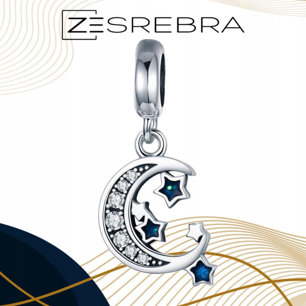 Moon Charms Pr 925 Pendant Bead Charms Stars Night