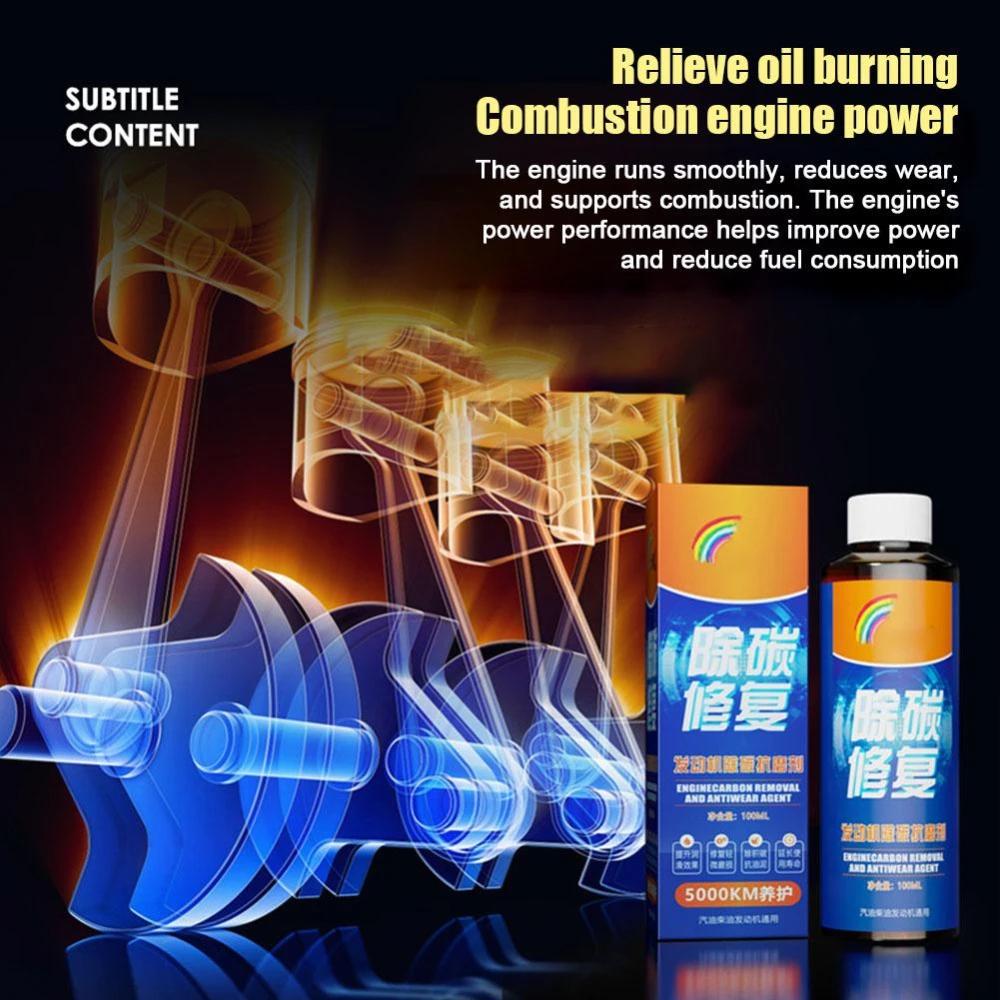 Efficient Anti-wear Agent, Engine Protection Agent Engine Cleaner Effective Reduce Noise Shake and Burn Engine Oil Cleaner