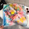 Fashion Square Fashion Foreign Style Small Silk Scarf Women'S Headband Decorative Scarf Dual-Purpose Small Square Scarf New Scarf