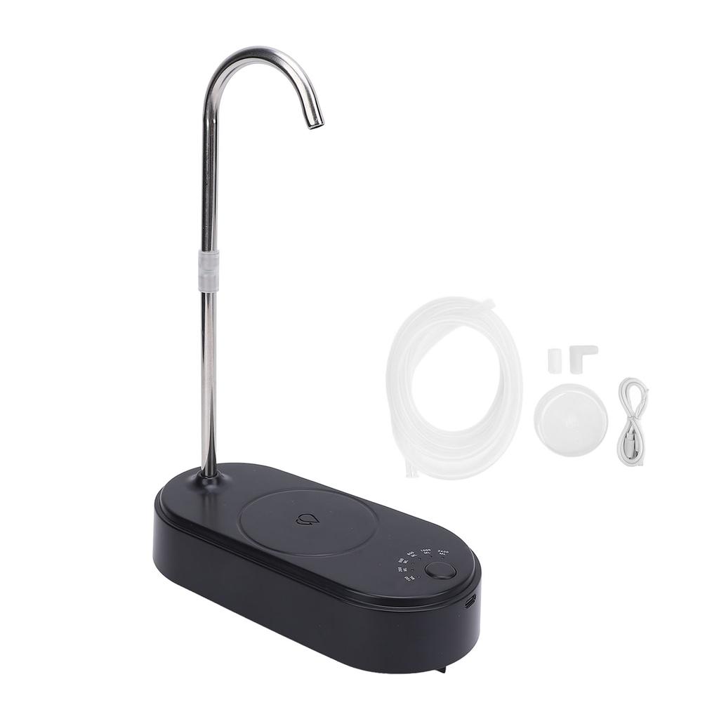 Desktop Water Dispenser with Hose Electric Bottle Drinking Water Pump Tray for Living Room Kitchen B