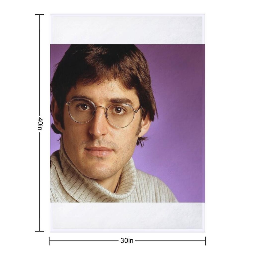 Louis Theroux, from the BBC. By Therouxgear Throw Blanket manga Winter beds Thermal Flannel Blankets