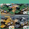 Shooting Tank Model Toy With Inertial Movement For Children And Creative Play