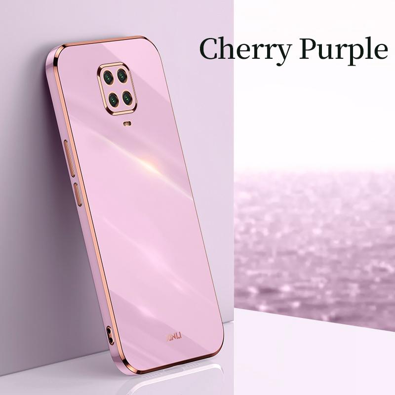 Plating Square Finger Ring Holder Phone Case On For Xiaomi Redmi Note 9 Pro Max Note9 S 9s 9pro Luxury Soft Silicone Stand Cover